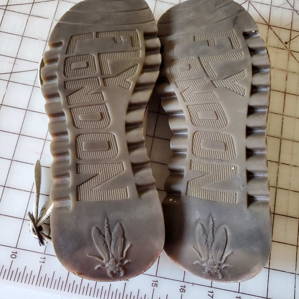 Fly London Cream and Tan Sandals - Picture 5 of 6